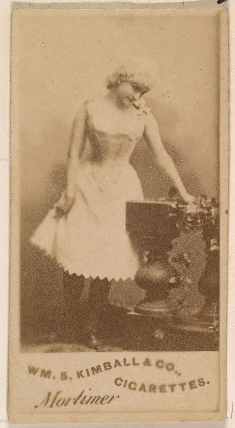 Miss Mortimer, from the Actresses series (N203) issued by Wm. S. Kimball & Co. — William S. Kimball & Company