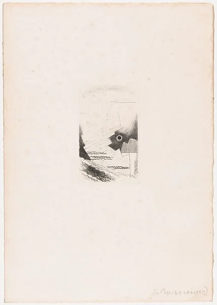 La Loreley from Eaux-fortes pour "Alcools" — Louis Marcoussis
