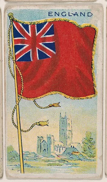 England, bakery card from the Flags series (D34), issued by the Ward-Mackey Company — Ward-Mackey Company