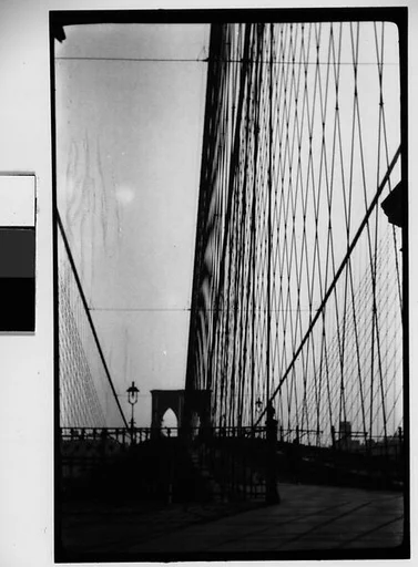 [Brooklyn Bridge Walkway, New York City]