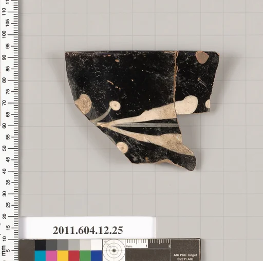 Terracotta rim fragment of a skyphos (deep drinking cup)
