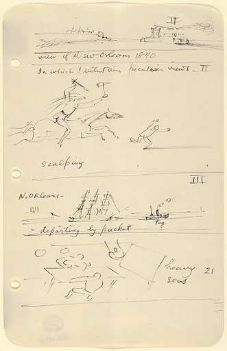 Sketches for The Story of a Bad Boy