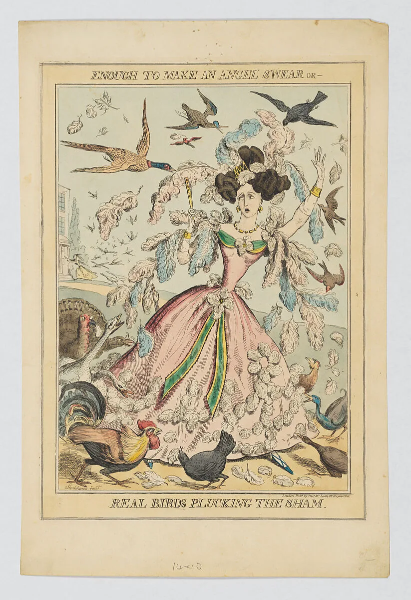 Enough to Make an Angel Swear, or–Real Birds Plucking the Sham — Thomas McLean|Robert Seymour