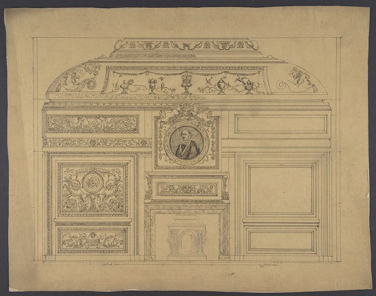 Boiserie from the Hôtel Colbert de Villacerf — Anonymous, French, 19th century