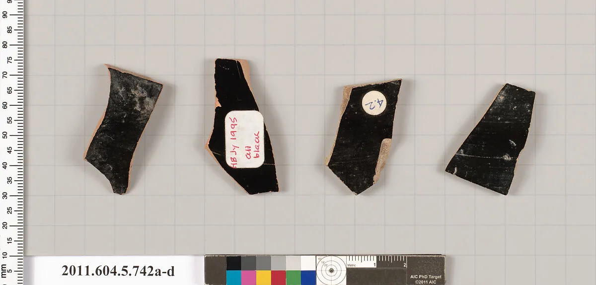 Terracotta fragments of kylikes (drinking cups) — Unknown