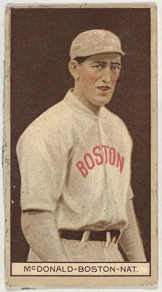 McDonald, Boston, National League, from the Brown Background series (T207) for the American Tobacco Company — American Tobacco Company
