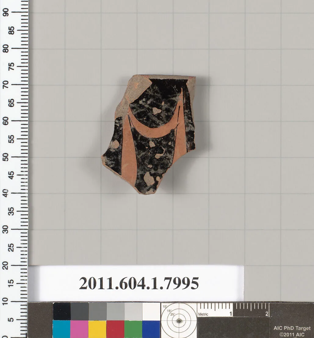 Terracotta rim fragment of a kylix (drinking cup) — Unknown