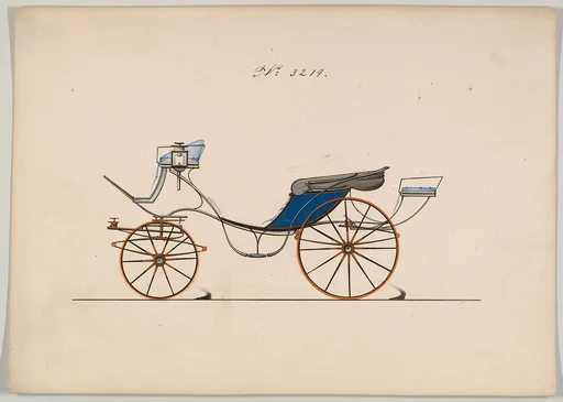 Design for Cabriolet or Victoria, no. 3219