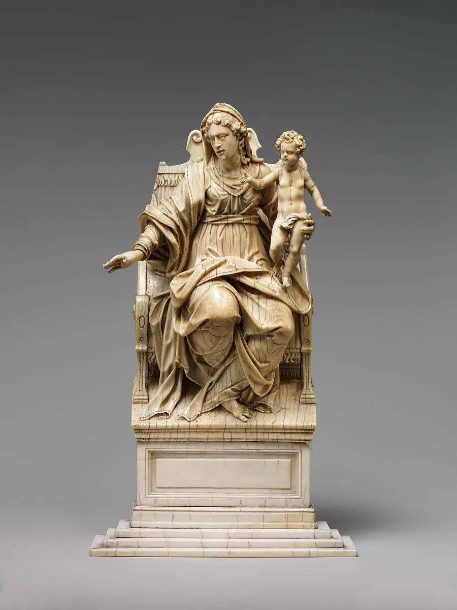 Virgin and Child Enthroned — Christoph Angermair