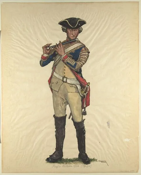 Prussian Military Costume: Regiment v. Hülsen 1760 (Fifer) — Walter von Looz-Corswarem