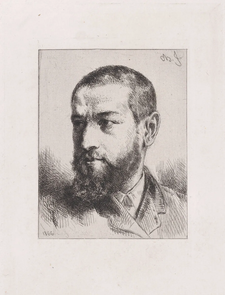 Portrait de J.J. Guiffrey — Charles Jacque