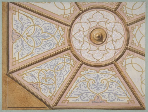 Design for the painted decoration of a ceiling