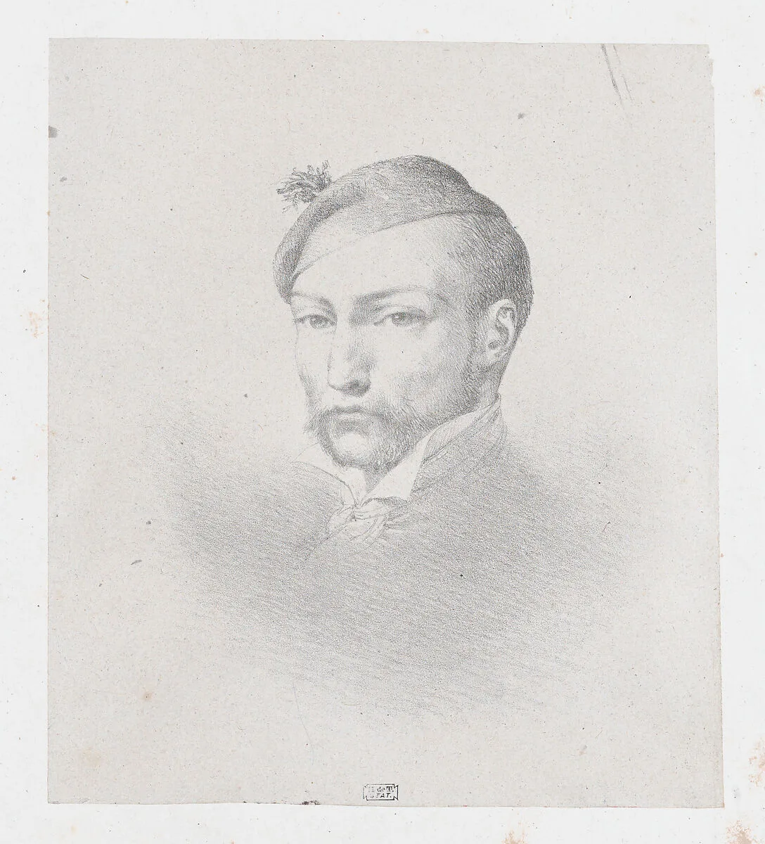 Portrait of Théodore Gericault — Léon Cogniet|Théodore Gericault