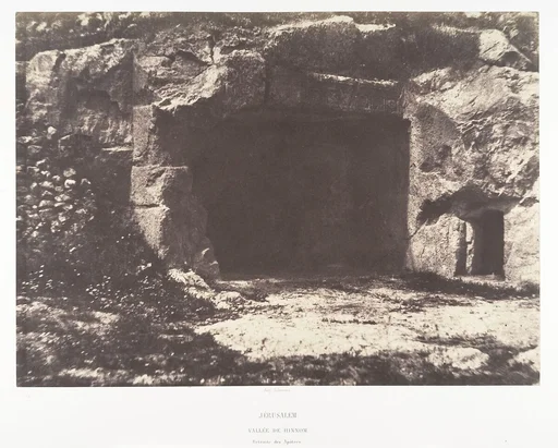 Jérusalem, Vallée de Hinnom, Retraite des Apôtres