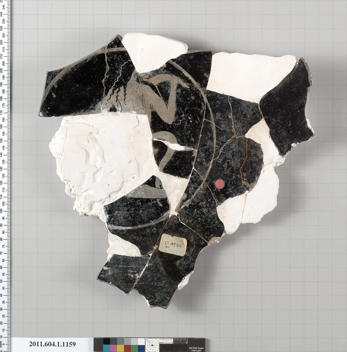 Terracotta fragment of a kylix (drinking cup) — Unknown