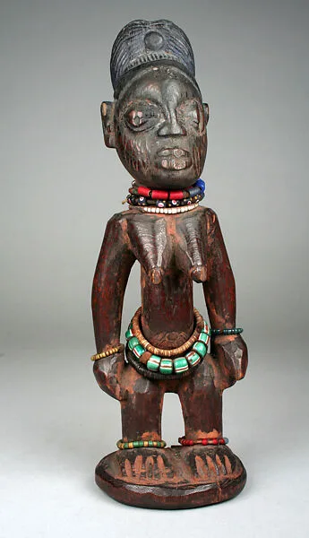 Twin Figure: Female (Ibeji) — Unknown