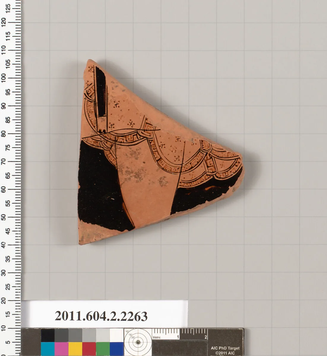 Terracotta fragment of a krater (bowl for mixing wine and water) — Unknown