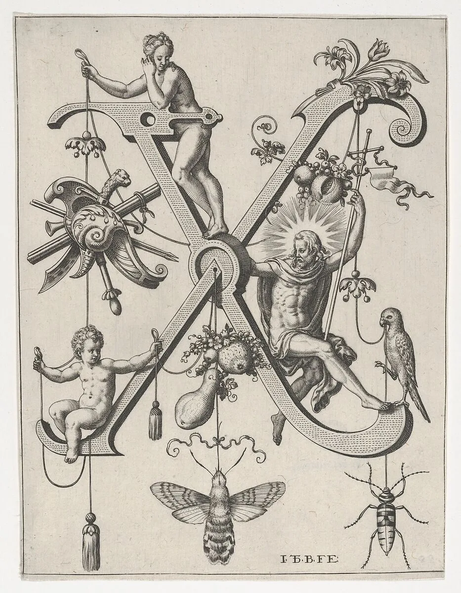 Nova Alphati Effictio Historiis Ad Singulas Litteras Correspondentibus — Theodor de Bry