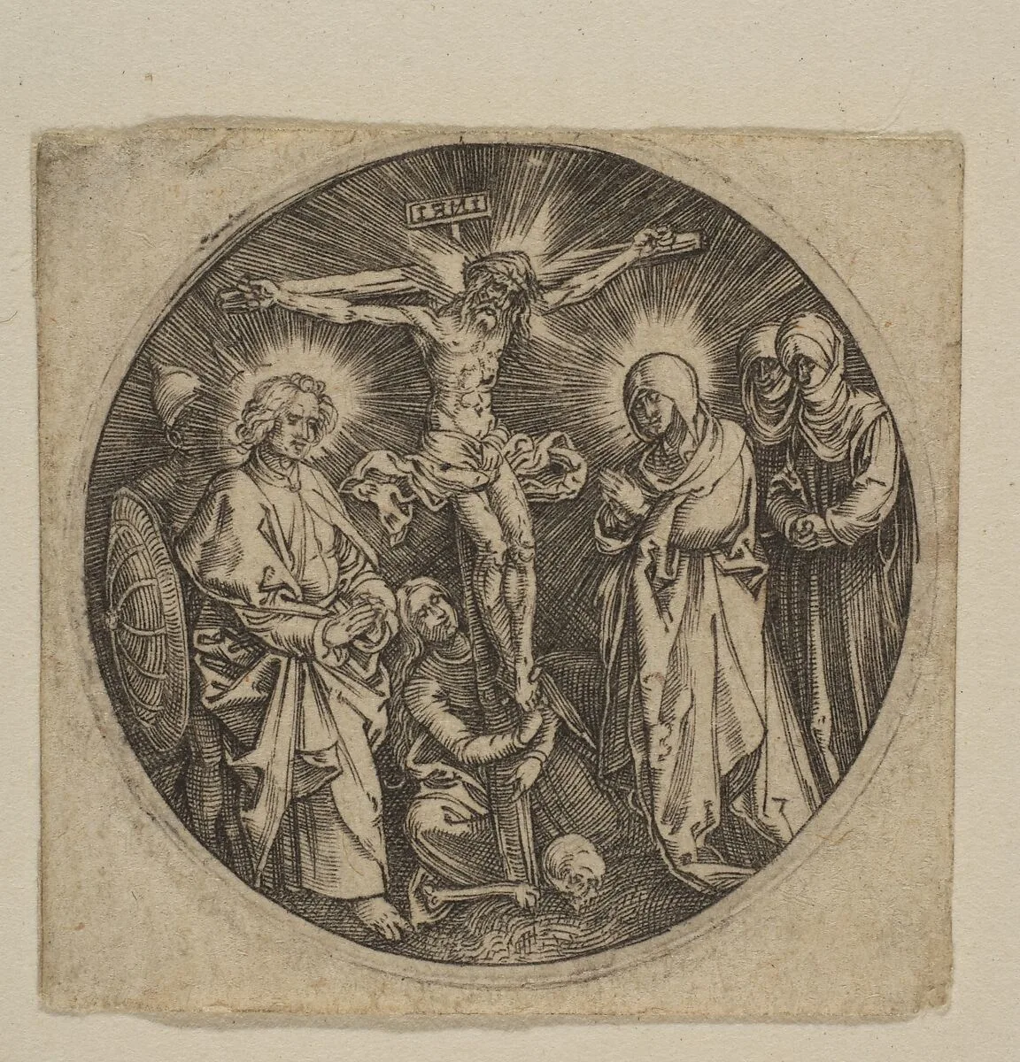 The Crucifixion (Round) — Albrecht Dürer|Anonymous, German, 16th century