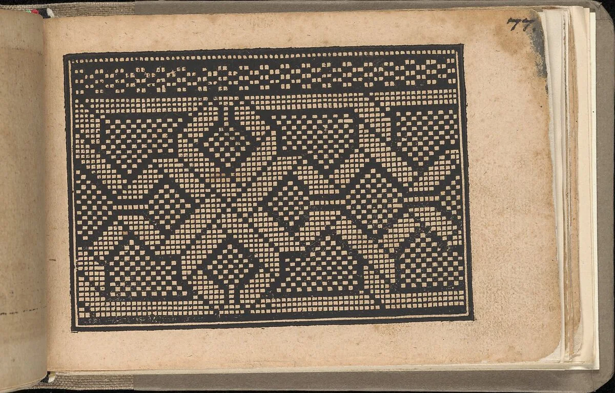 Schön newes Modelbuch (Page 77r) — Sigismundus Latomus