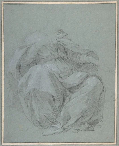 Seated Draped Figure