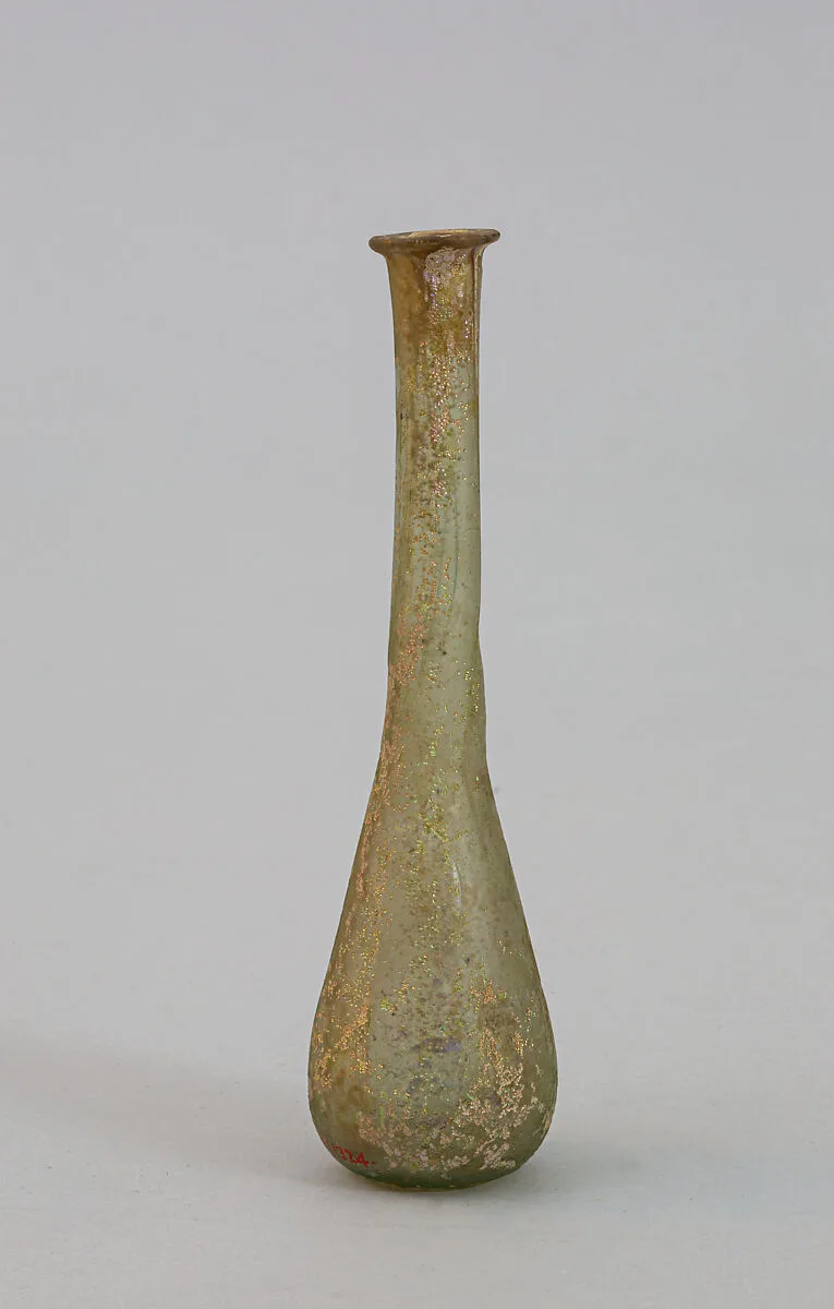 Glass perfume bottle — Unknown