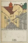 Old Courtyard in Erdberg (Alter Hof in Erdberg) — Adalberta Kiessewetter|Wiener Werkstätte