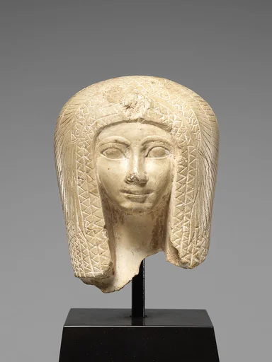 Head of a Queen Wearing a Vulture Headdress