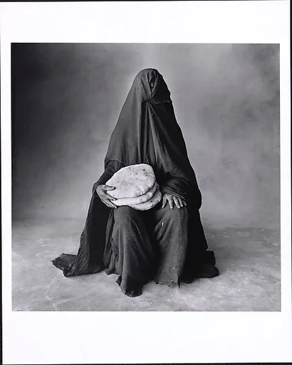 Woman with Three Loaves, Morocco