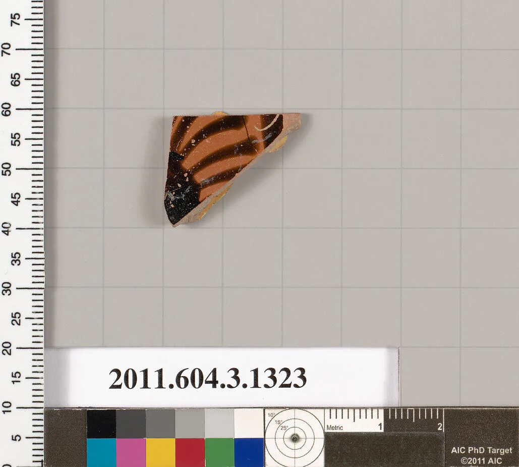 Terracotta fragment of a skyphos (deep drinking cup) — Unknown