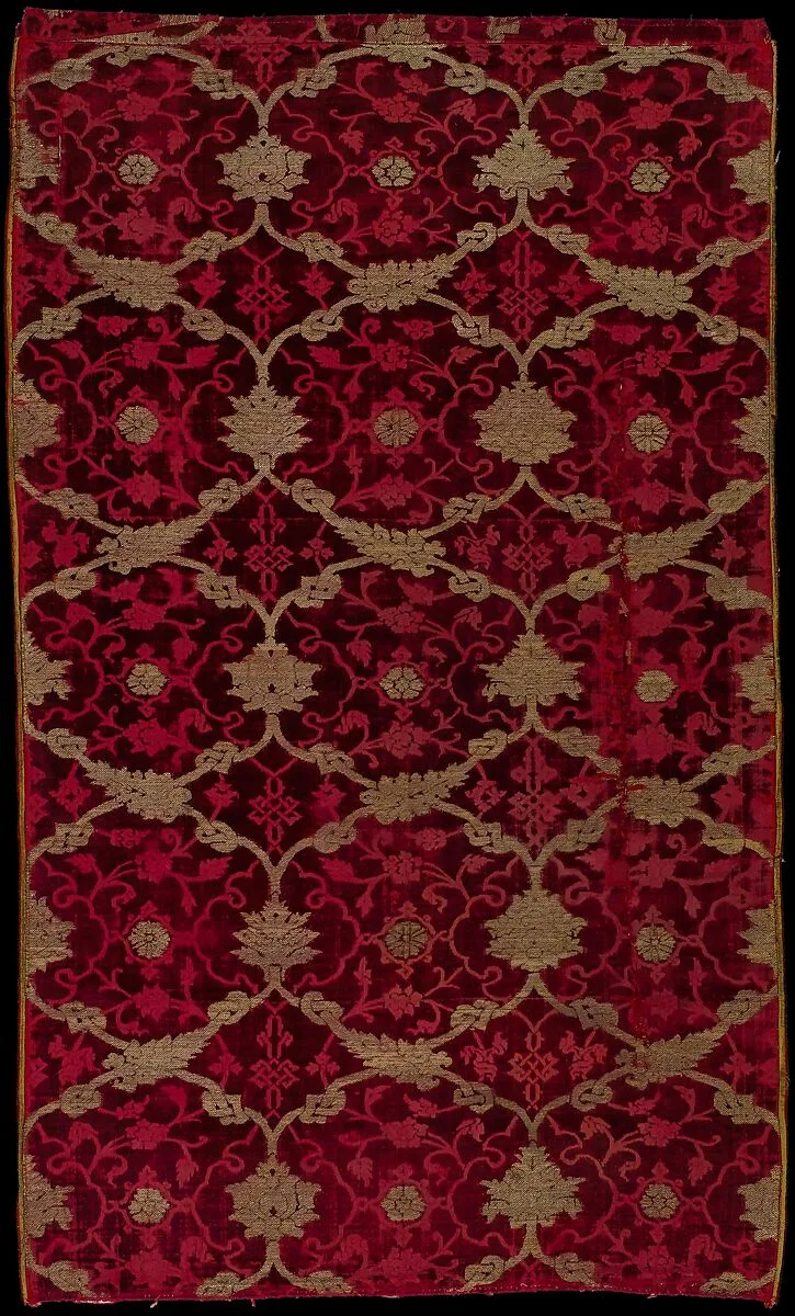 Panel of velvet — Unknown