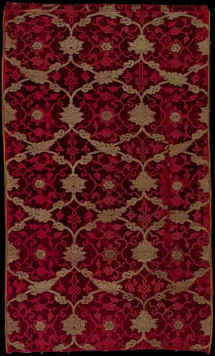 Panel of velvet