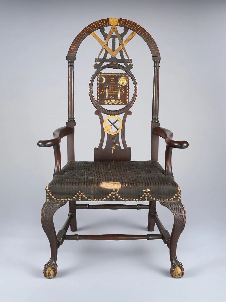 Masonic Armchair — Unknown