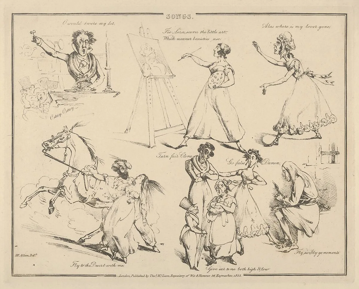 Songs: "O would t'were my lot..." — Henry Thomas Alken|Thomas McLean
