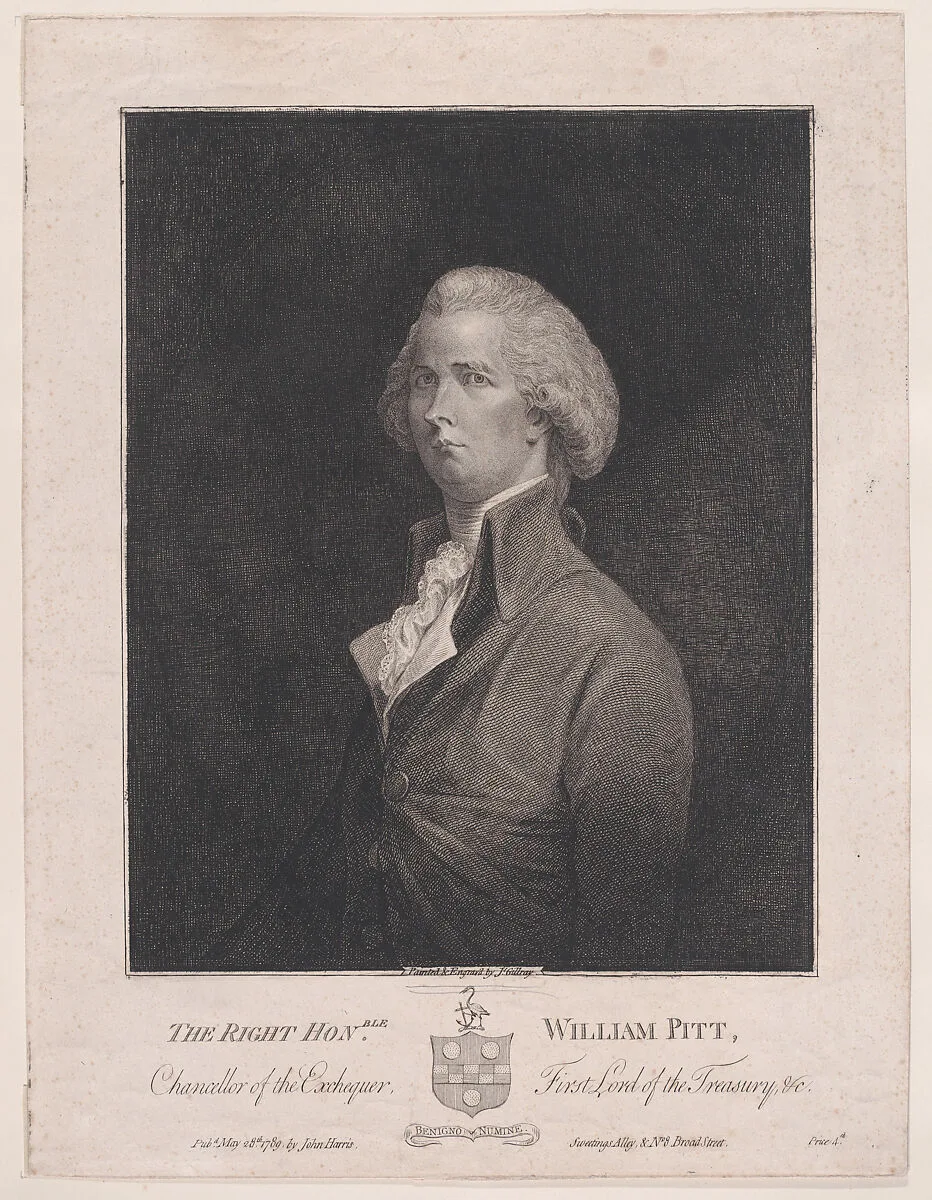 The Right Honorable William Pitt — James Gillray|John Harris|William Pitt