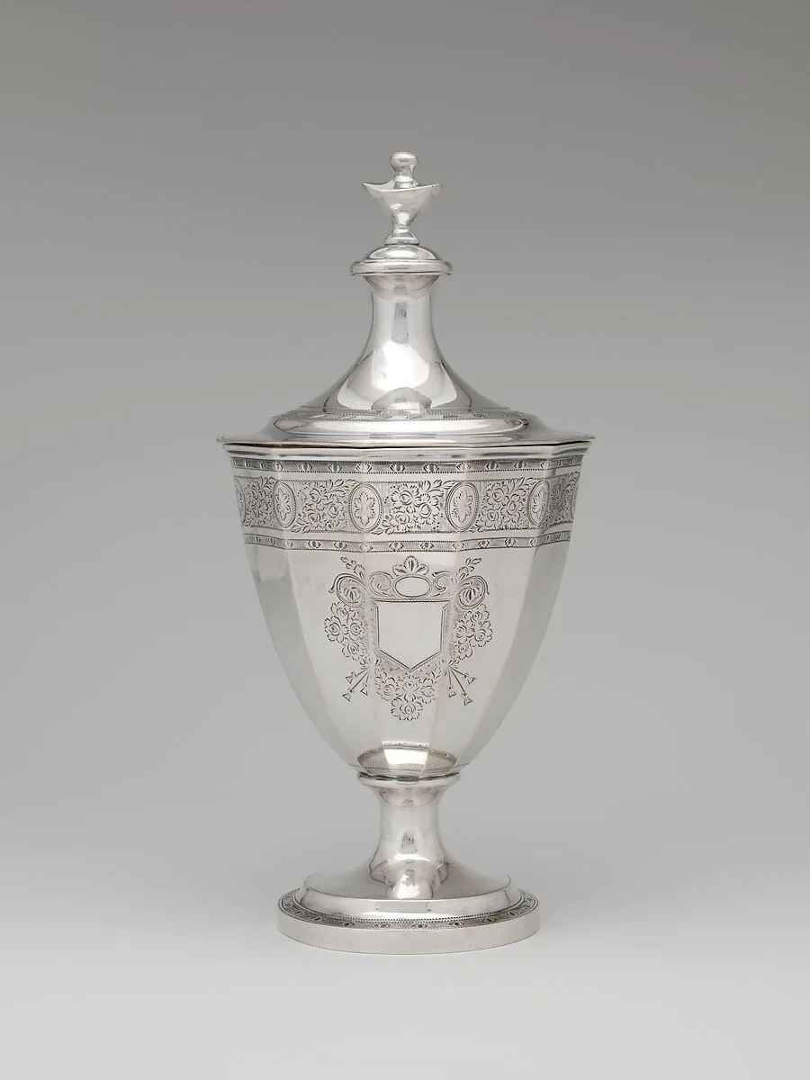 Sugar urn with cover — Robert and William Wilson