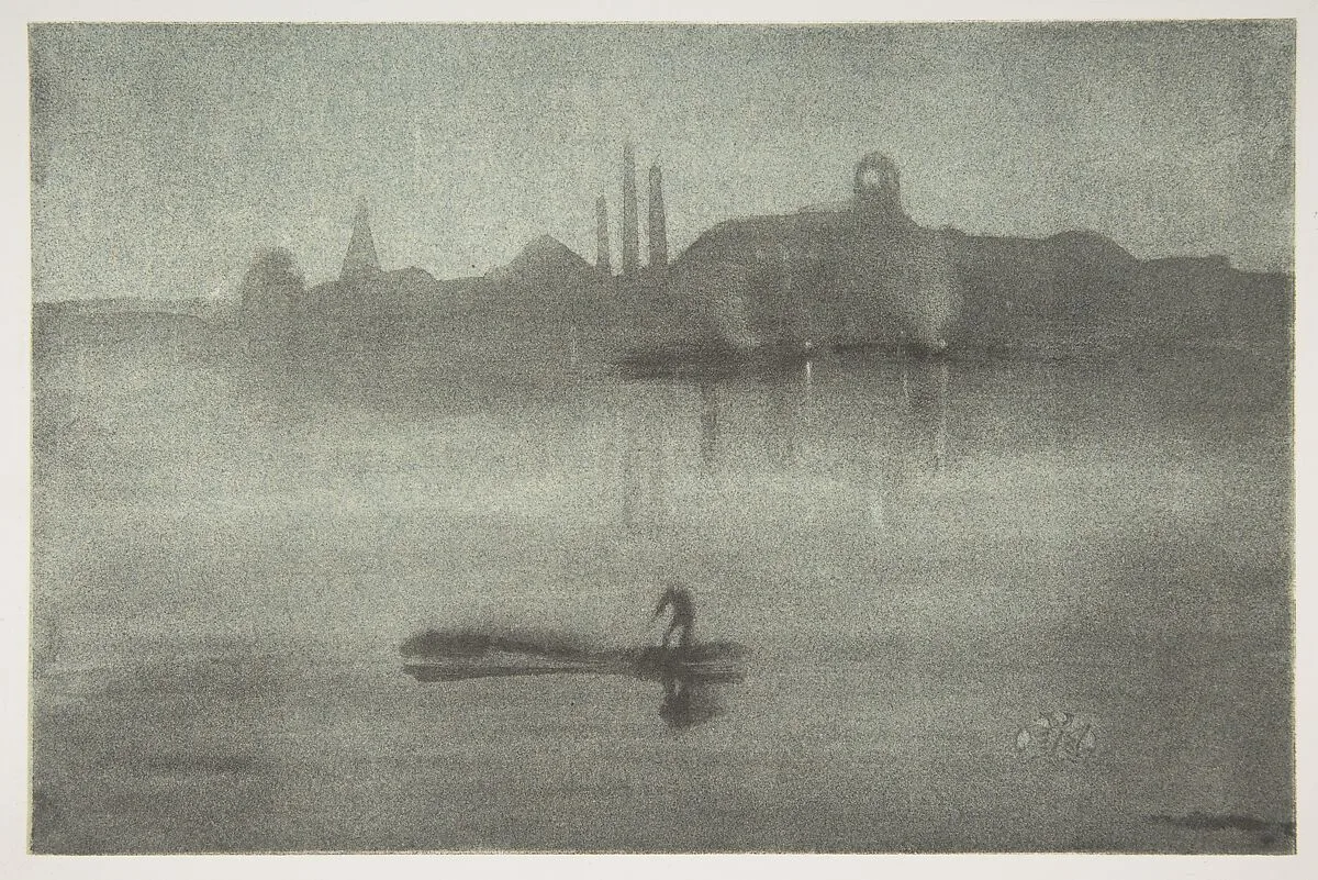 Nocturne (Nocturne: The Thames at Battersea) — James McNeill Whistler