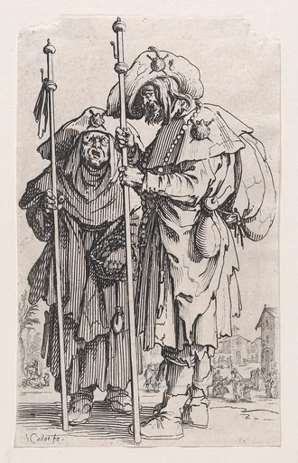 Les Deux Pélerins (The Two Pilgrims), from Les Gueux suite appelée aussi Les Mendiants, Les Baroni, ou Les Barons (The Beggars, also called the Barons)