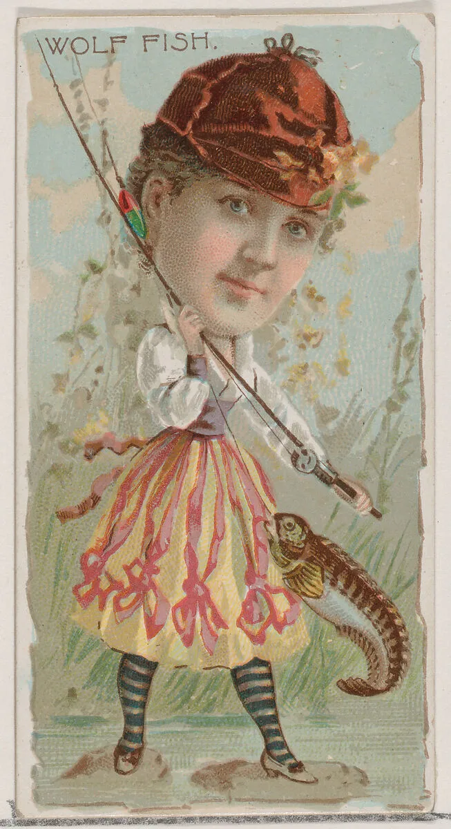 Wolf Fish, from the series Fishers and Fish (N74) for Duke brand cigarettes — W. Duke, Sons & Co.|Knapp & Company