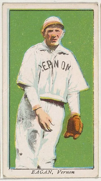 Eagan, Vernon, from the "Obak Baseball Players" set (T212), issued by the American Tobacco Company to promote Obak Mouthpiece Cigarettes — American Tobacco Company