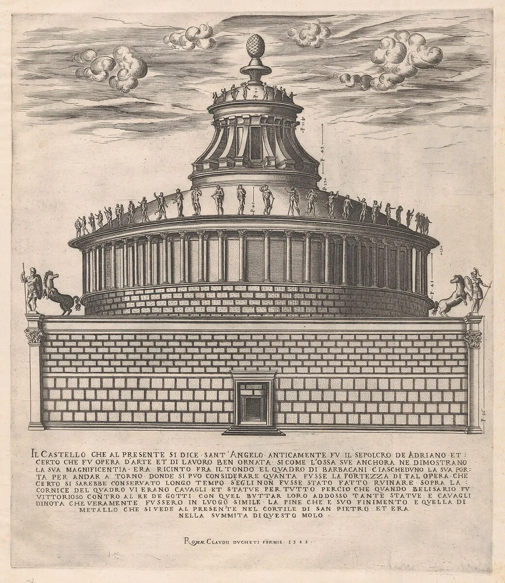 Speculum Romanae Magnificentiae: The Sepulchre of Hadrian — Anonymous|Claudio Duchetti