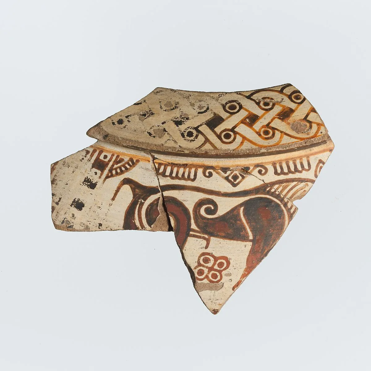 Fragment of a terracotta dinos (deep round-bottomed bowl) — Unknown