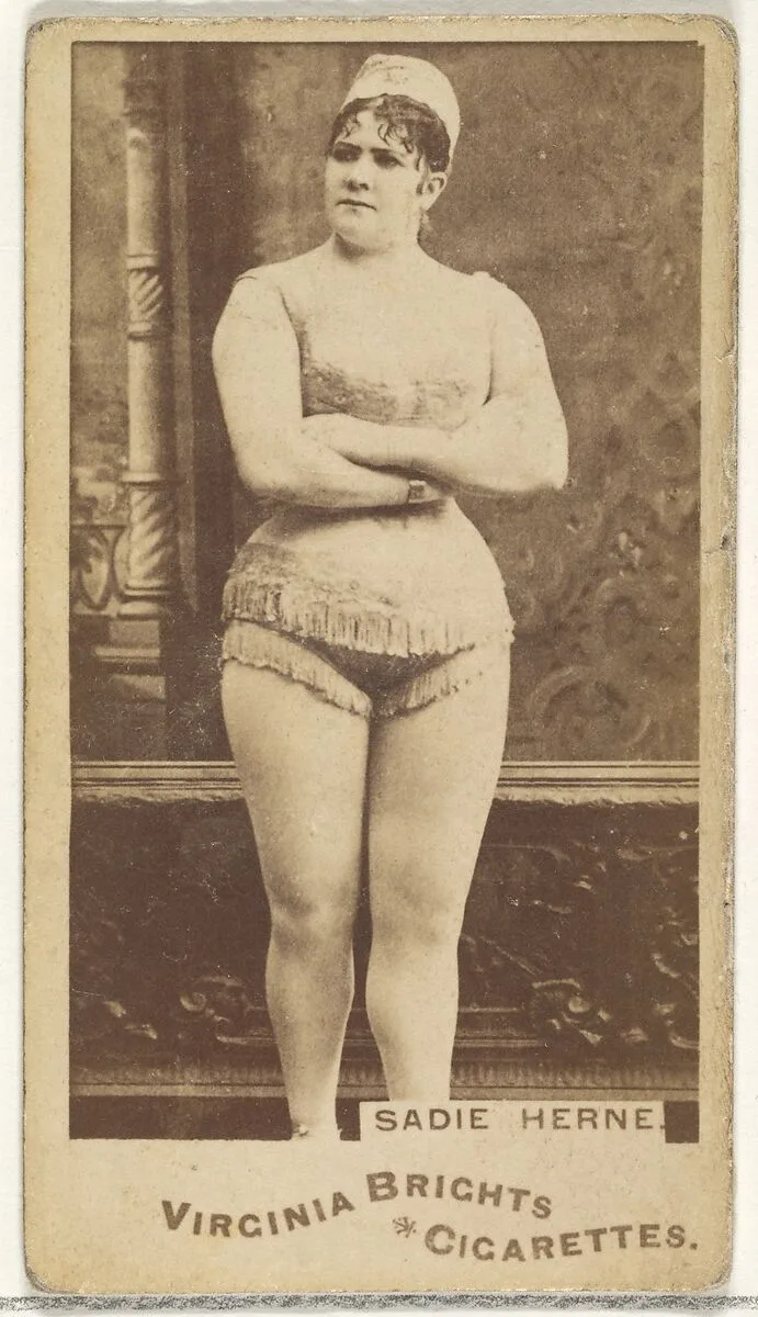 Sadie Herne, from the Actors and Actresses series (N45, Type 1) for Virginia Brights Cigarettes — Allen & Ginter