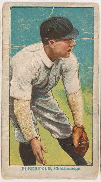 Norman "Kid" Elberfeld, Chattanooga, from Red Cross Tobacco Baseball Series, 1912-1913 — Red Cross Tobacco