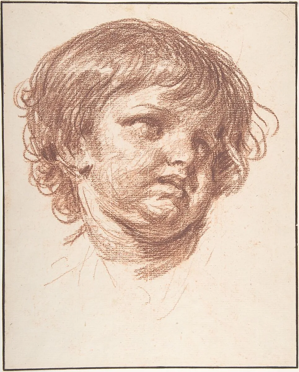 Head of a Young Boy — Jean-Baptiste Greuze