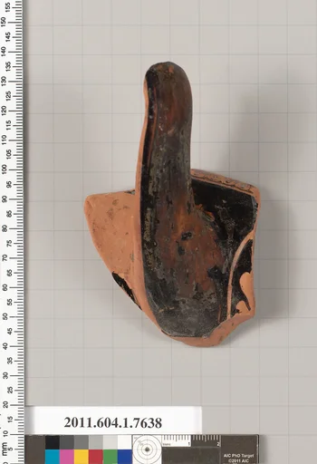 Terracotta fragment of a kylix (drinking cup)