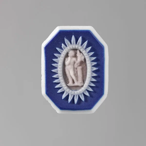 Putto with cornucopia at column — Josiah Wedgwood and Sons