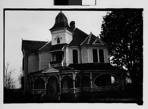 [Queen Anne House with Spindlework Porch, Mobile, Alabama]