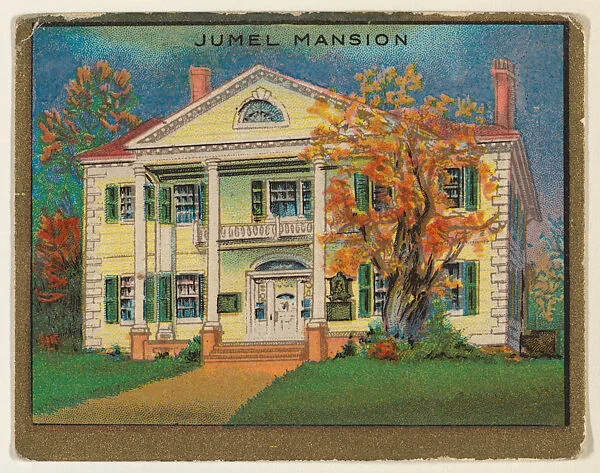 Jumel Mansion, from the "Historic Homes" series (T69), issued with Helmar Cigarettes by S. Anargyros Tobacco Company — S. Anargyros Tobacco Company