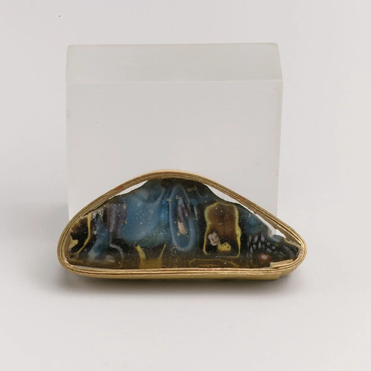 Glass mosaic bowl fragment — Unknown